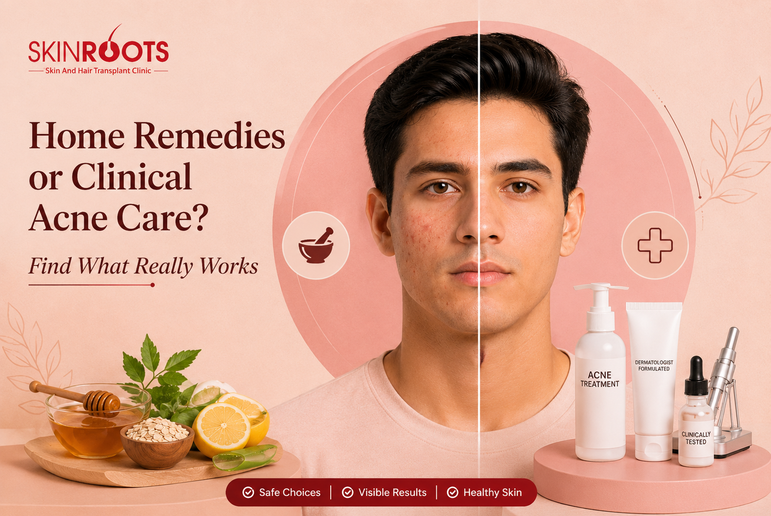 Home Remedies or Clinical Acne Care? Find What Really Works